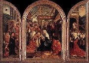 CORNELISZ VAN OOSTSANEN, Jacob Triptych of the Adoration of the Magi fd china oil painting artist